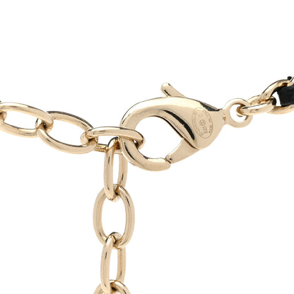 Chanel Metal Lambskin Enamel CC Turnlock Choker Gold Black Pink 5 of 6