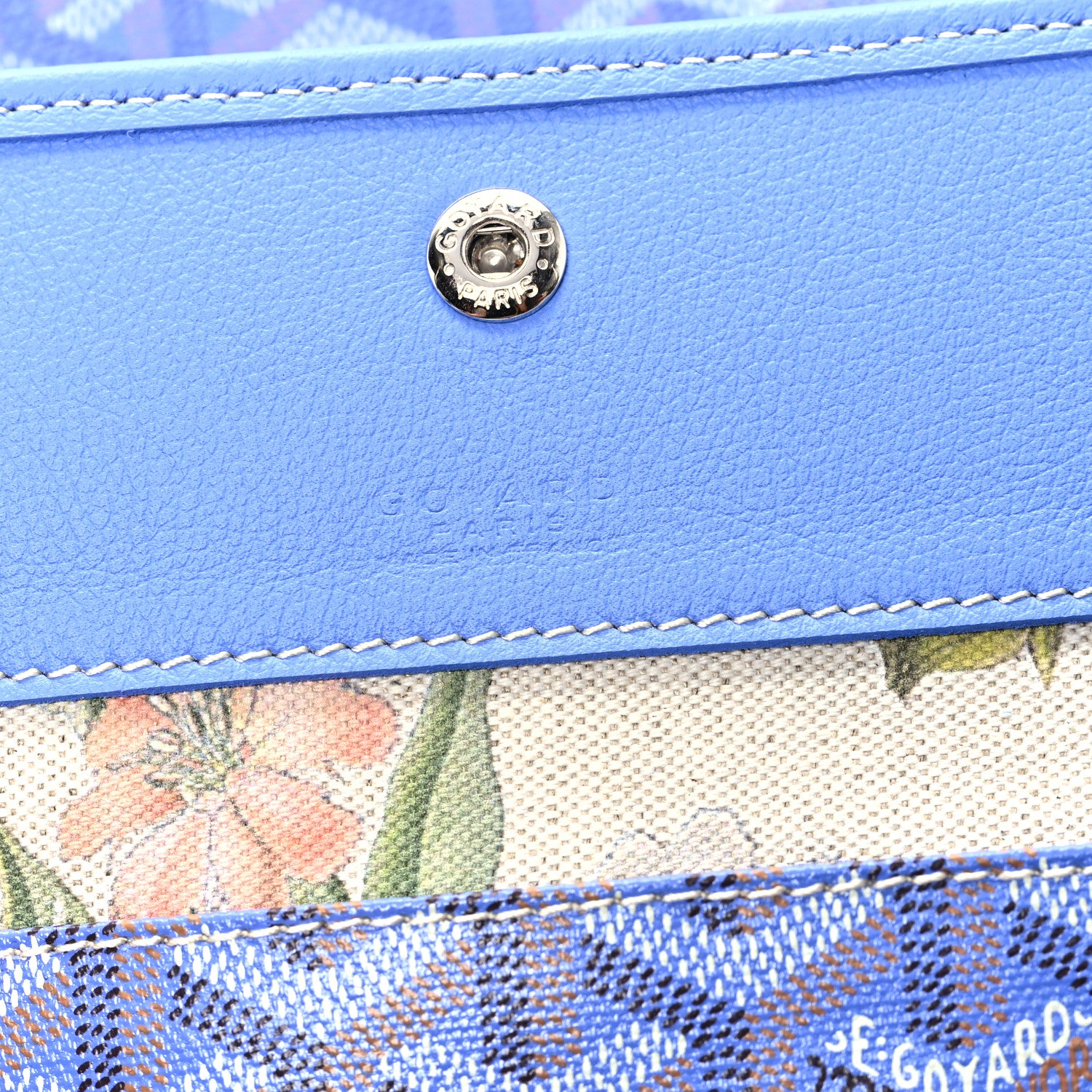 Goyard Goyardine Le Jardin Saint Louis PM Iris 7 of 11