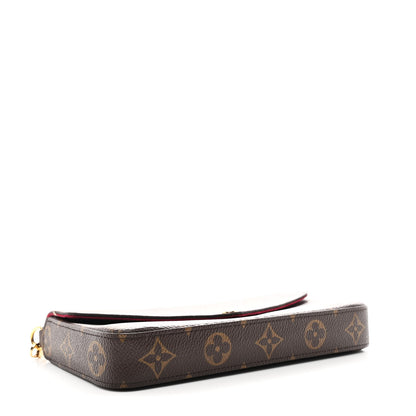 Louis Vuitton Monogram Pochette Felicie Chain Wallet Fuchsia 4 of 11