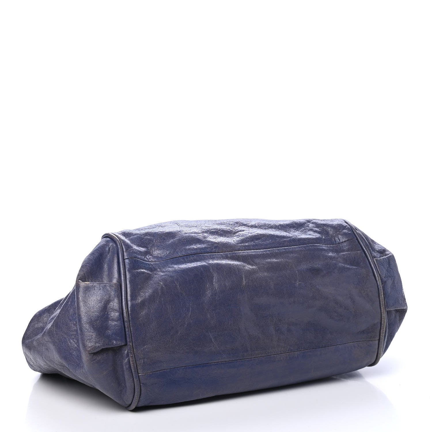 Chloe Tumbled Lambskin Medium Ethel Satchel Blue 3 of 5