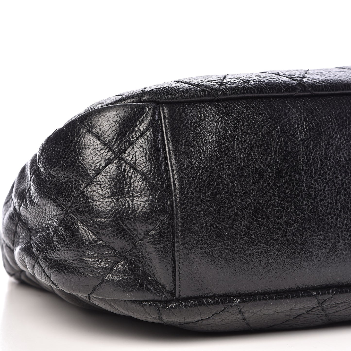 Glazed Calfskin On The Road Hobo Black