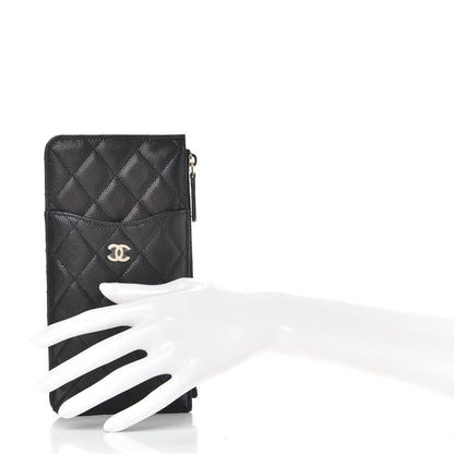 Chanel Caviar Quilted Classic iPhone Pouch Black 2 of 8