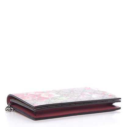 Gucci GG Supreme Monogram Blooms Chain Wallet Beige Multicolor Dry Rose 4 of 7