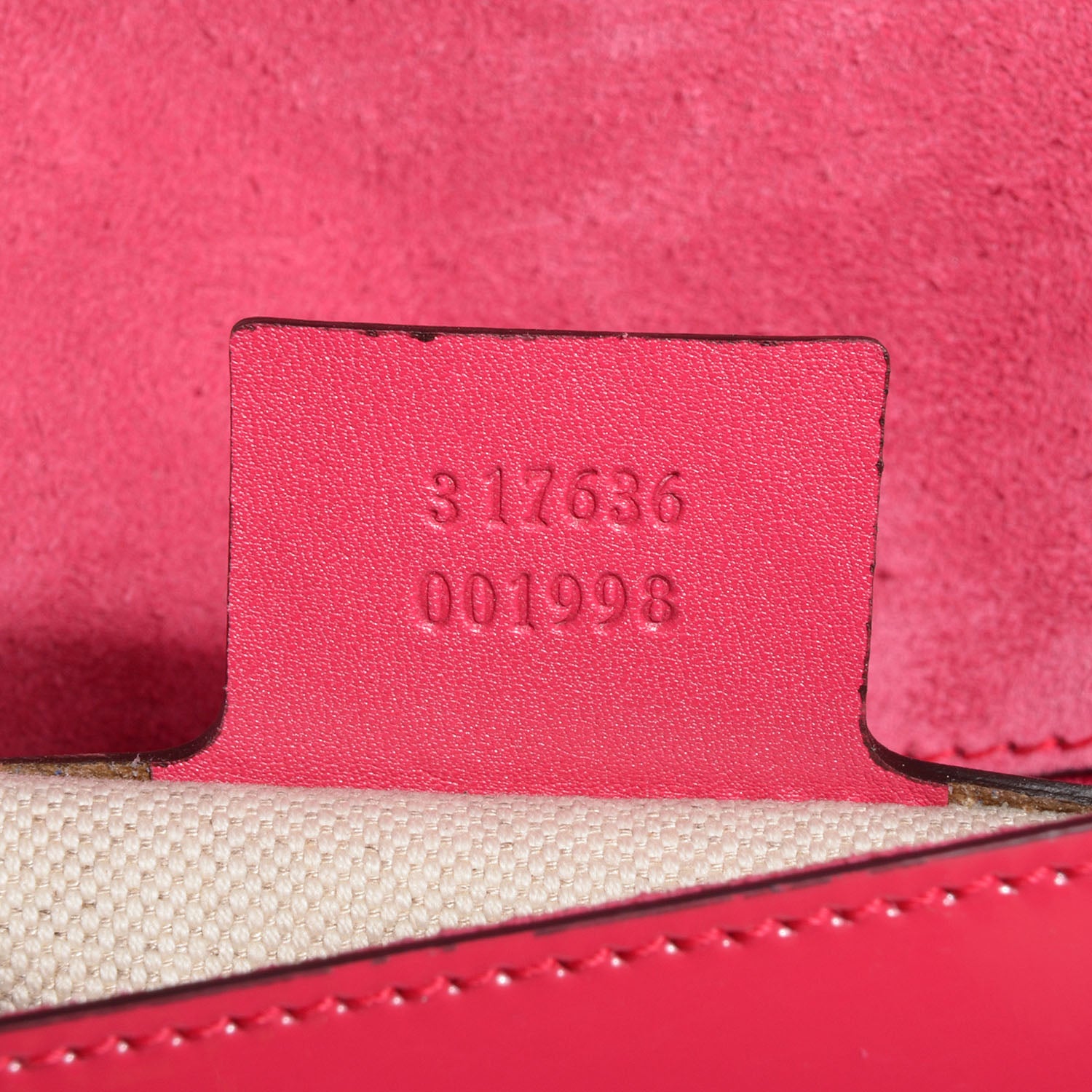 Gucci Patent Large Bright Bit Shoulder Bag Shocking Pink 7 of 7