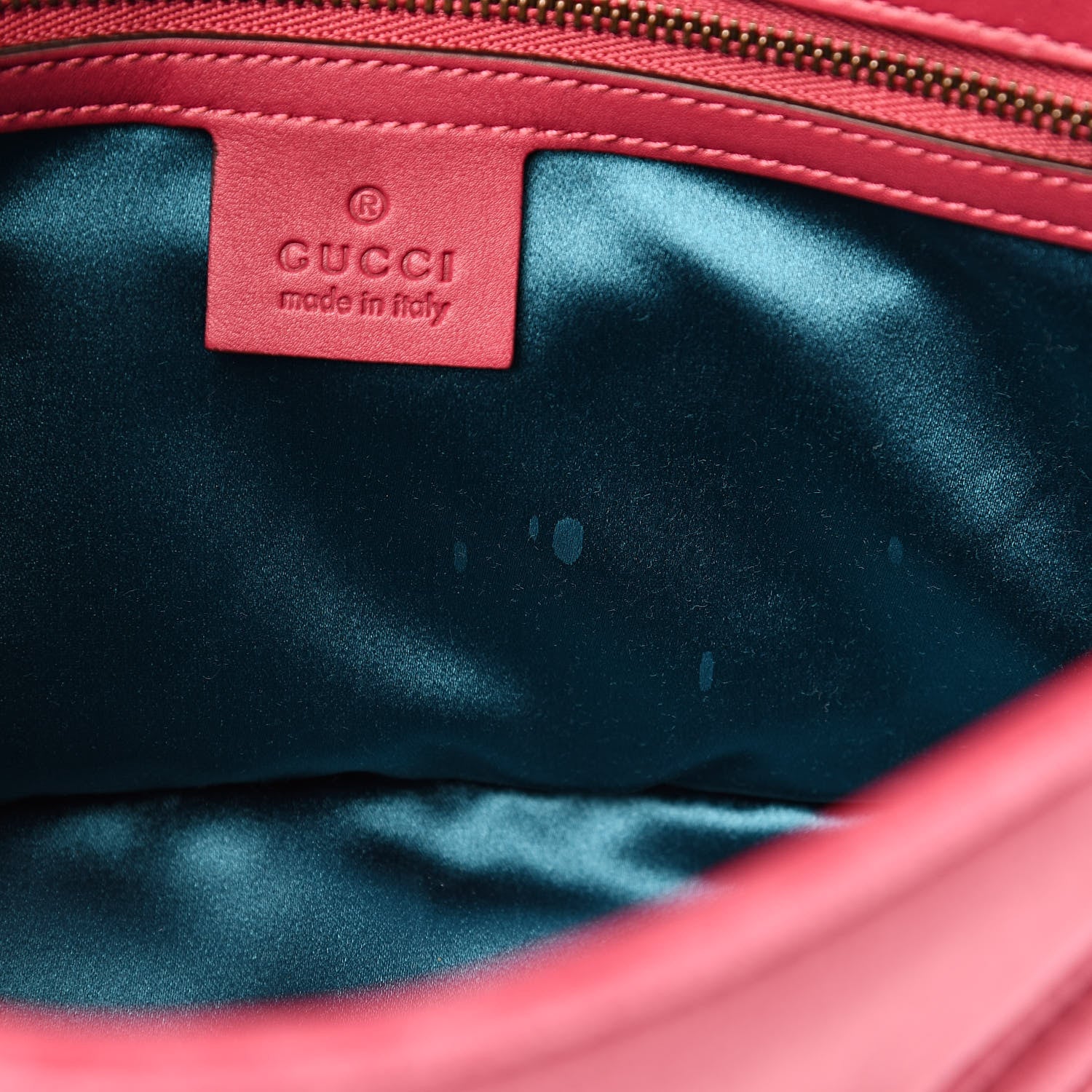 Gucci Velvet Matelasse Small GG Marmont Shoulder Bag Light Raspberry Rose 13 of 13