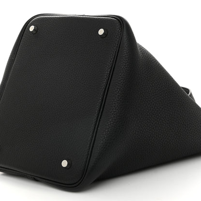 Hermes Taurillon Clemence Picotin Lock 22 MM Black 10 of 11