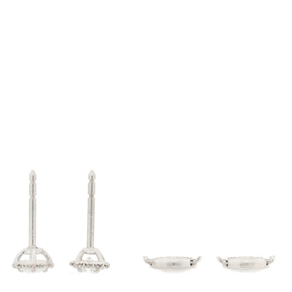 Tiffany Platinum Diamond .47ctw Soleste Earrings 3 of 5