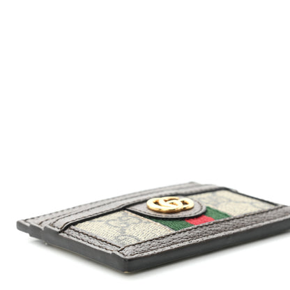 Gucci GG Supreme Monogram Ophidia Card Holder Brown 8 of 9