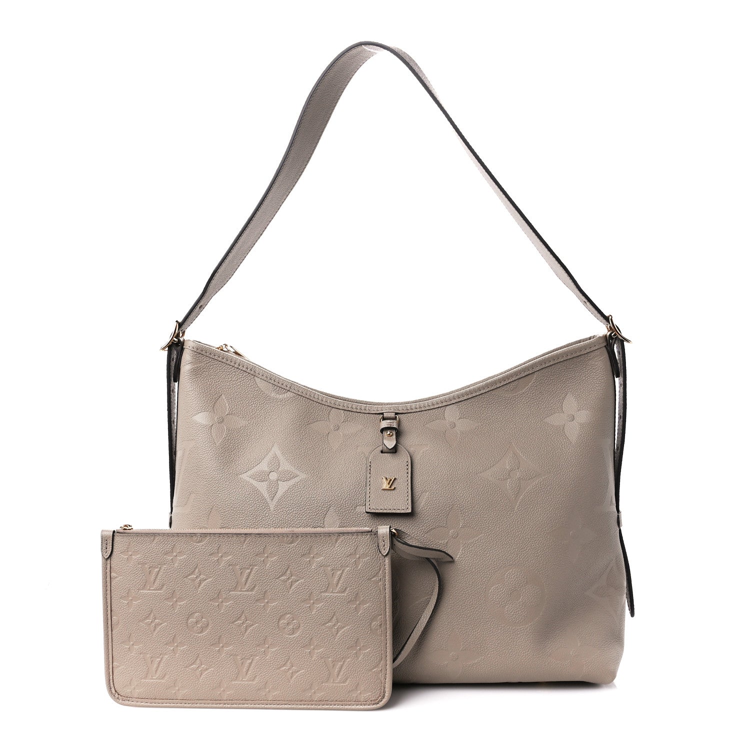 Louis Vuitton Empreinte Monogram Giant CarryAll MM Tourterelle 1 of 12