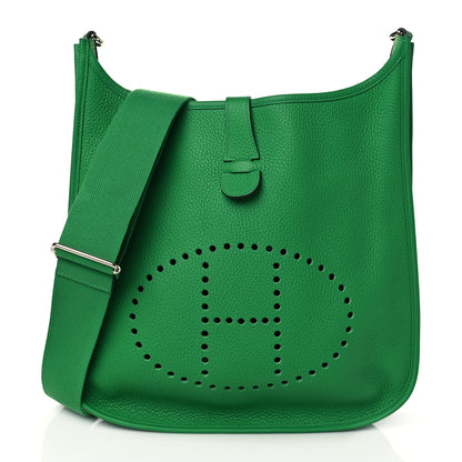 Hermes Taurillon Clemence Evelyne III PM Bambou 1 of 12