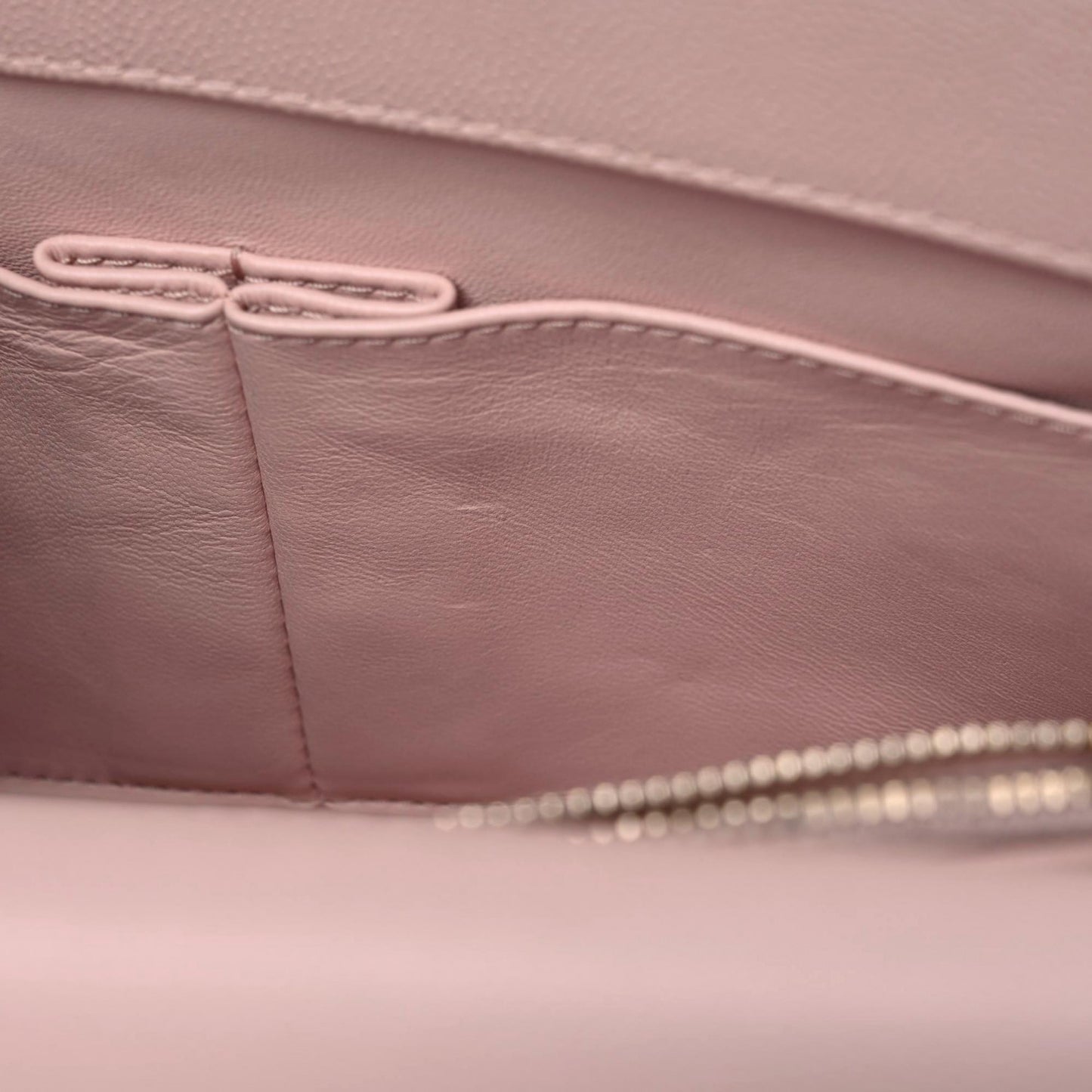 Caviar Quilted Small Coco Handle Flap Light Pink