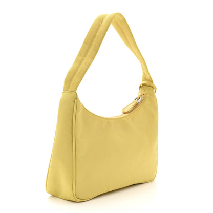 Prada Tessuto Nylon Saffiano Mini Re-Edition 2000 Bag Ananas 3 of 13