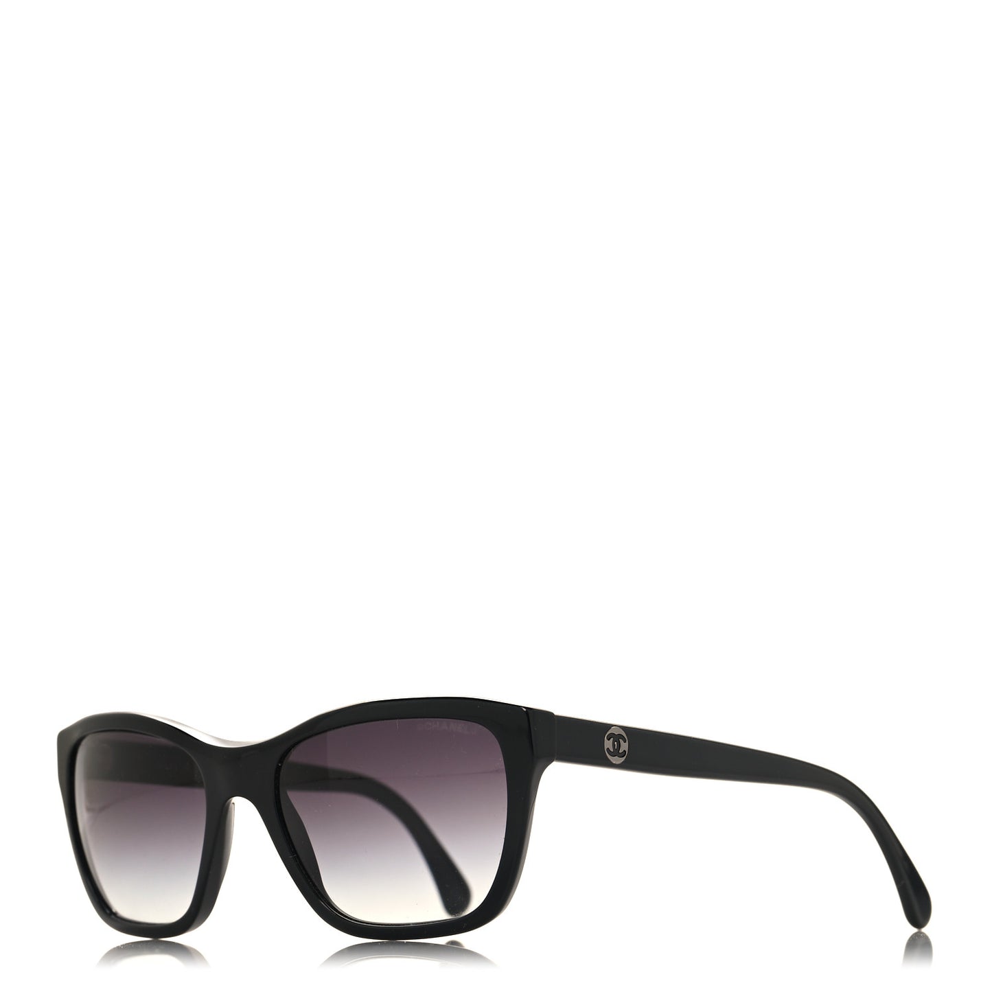 Acetate CC Square Sunglasses 5266 Black