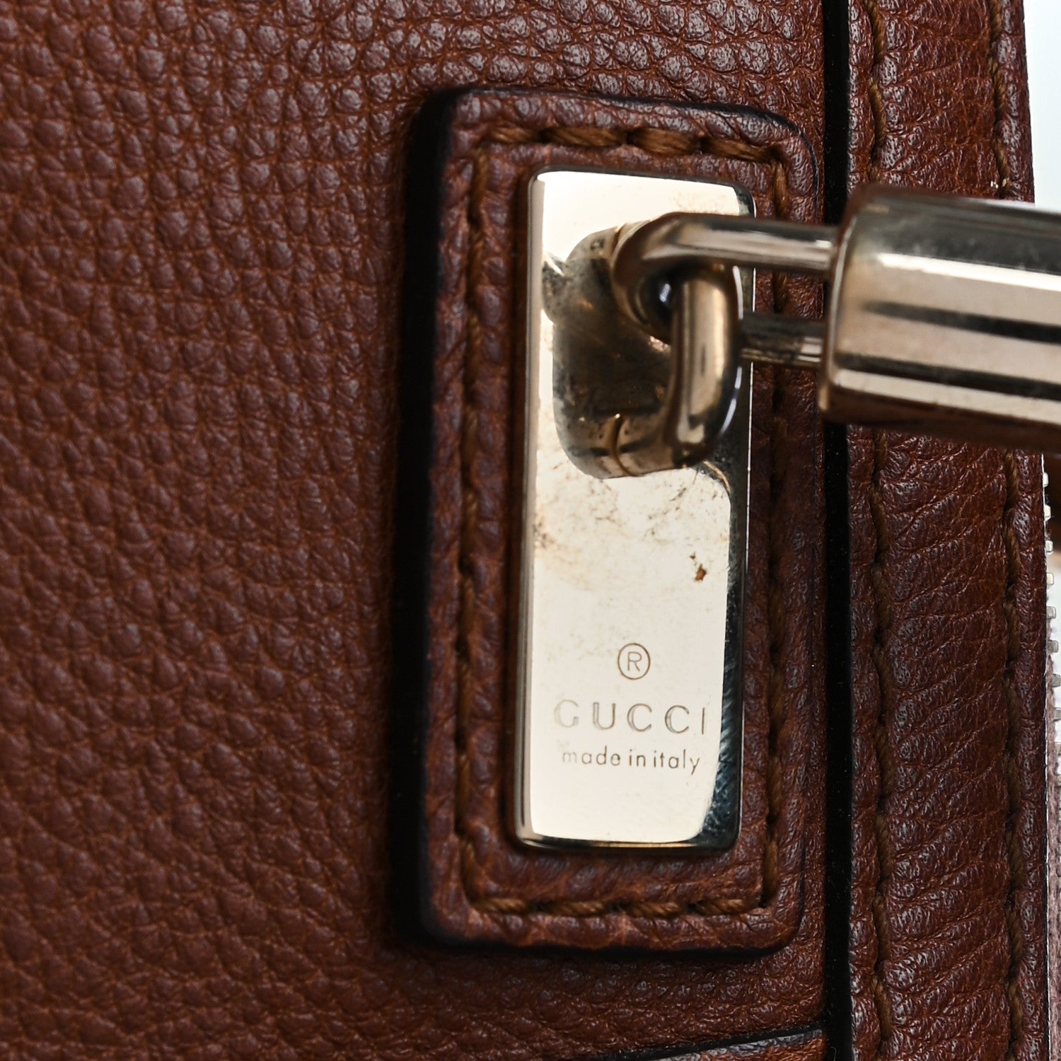Gucci Cellarius Calfskin Small Bella Top Handle Bag Cuir 9 of 16