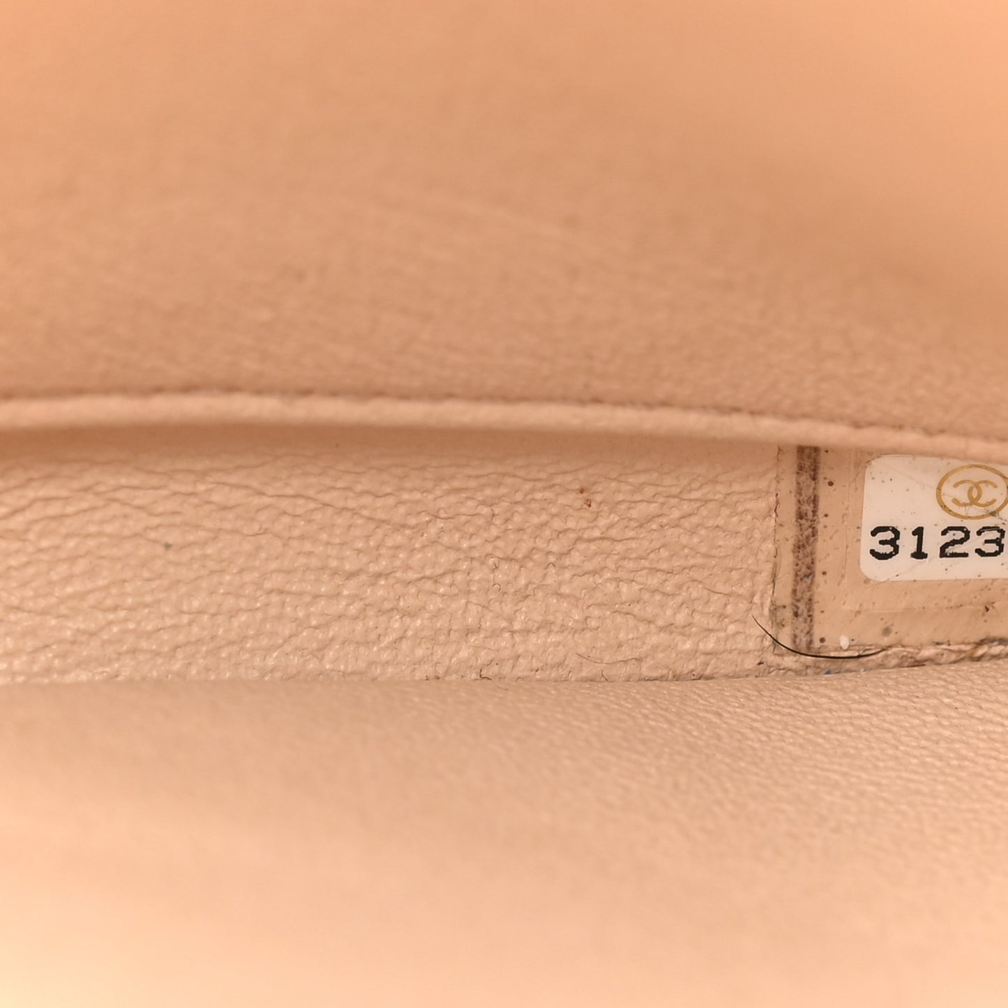Lambskin Quilted Small Trendy CC Dual Handle Flap Bag Beige