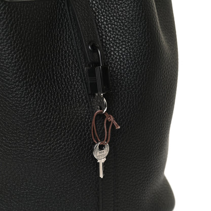 Hermes Taurillon Clemence Monochrome Picotin Lock 22 MM Black 11 of 11