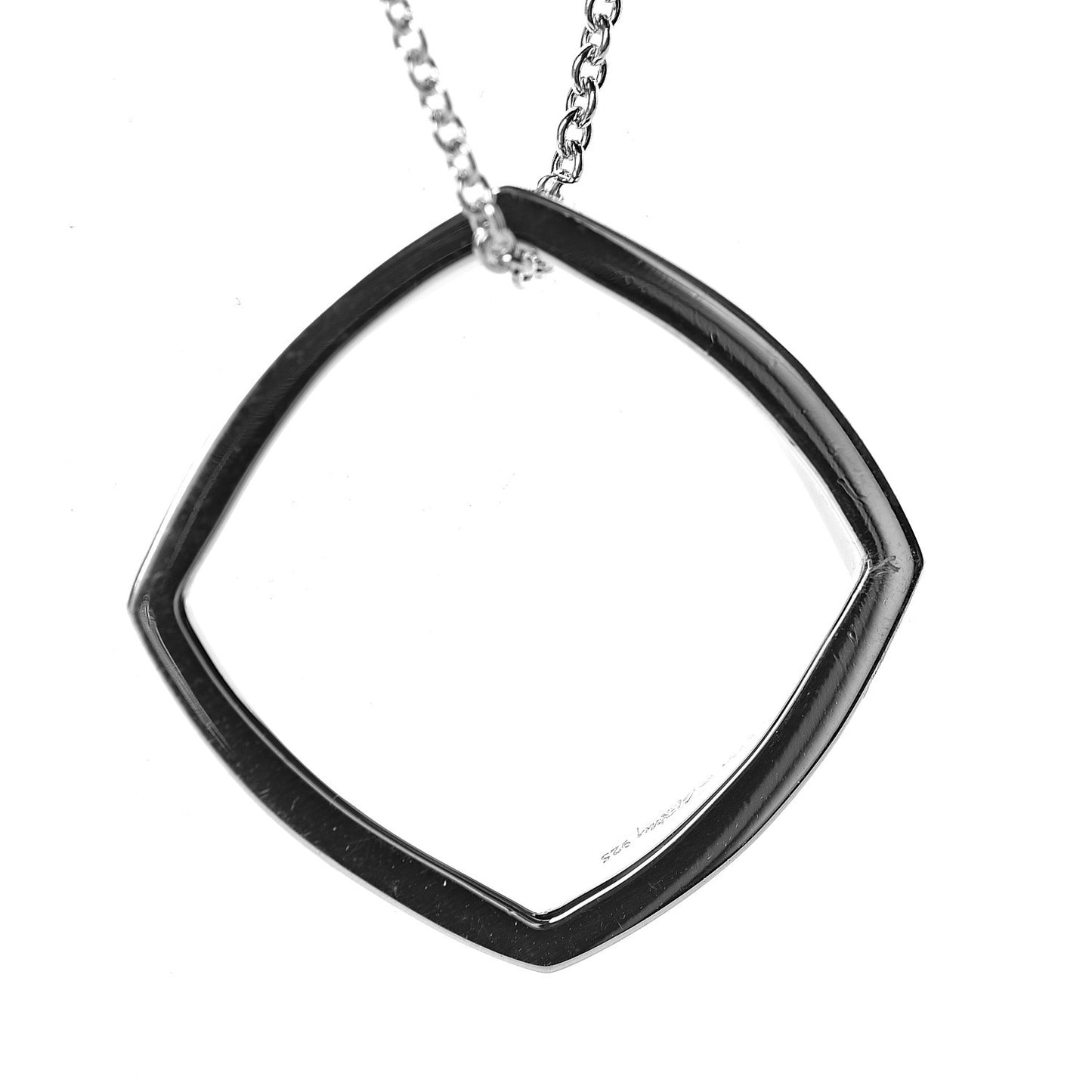 Sterling Silver Frank Gehry Torque Pendant Necklace