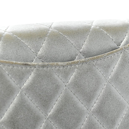 Chanel Metallic Lambskin Quilted Yen Wallet Silver 16 of 16