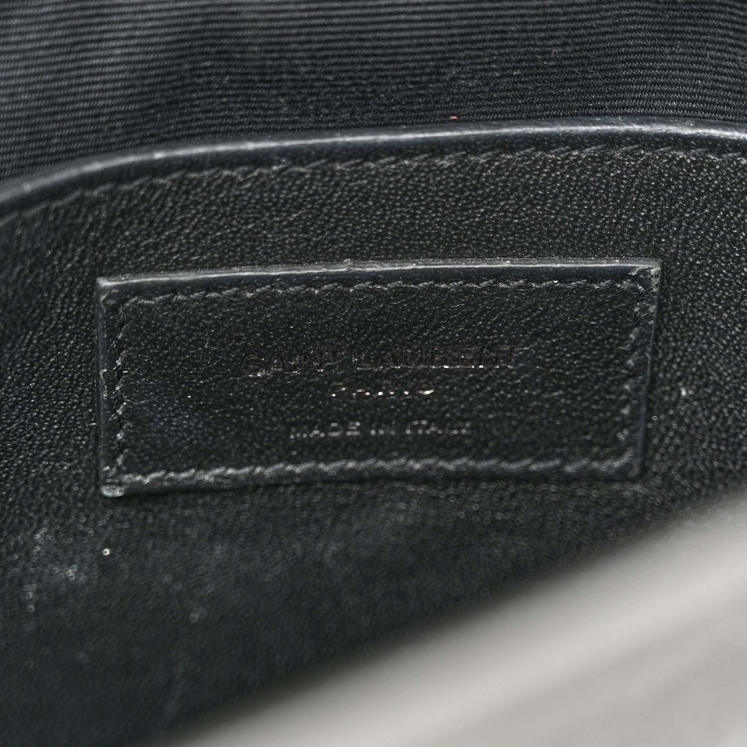Saint Laurent Crinkled Calfskin Matelasse Monogram Baby Niki Chain Satchel Storm 6 of 15