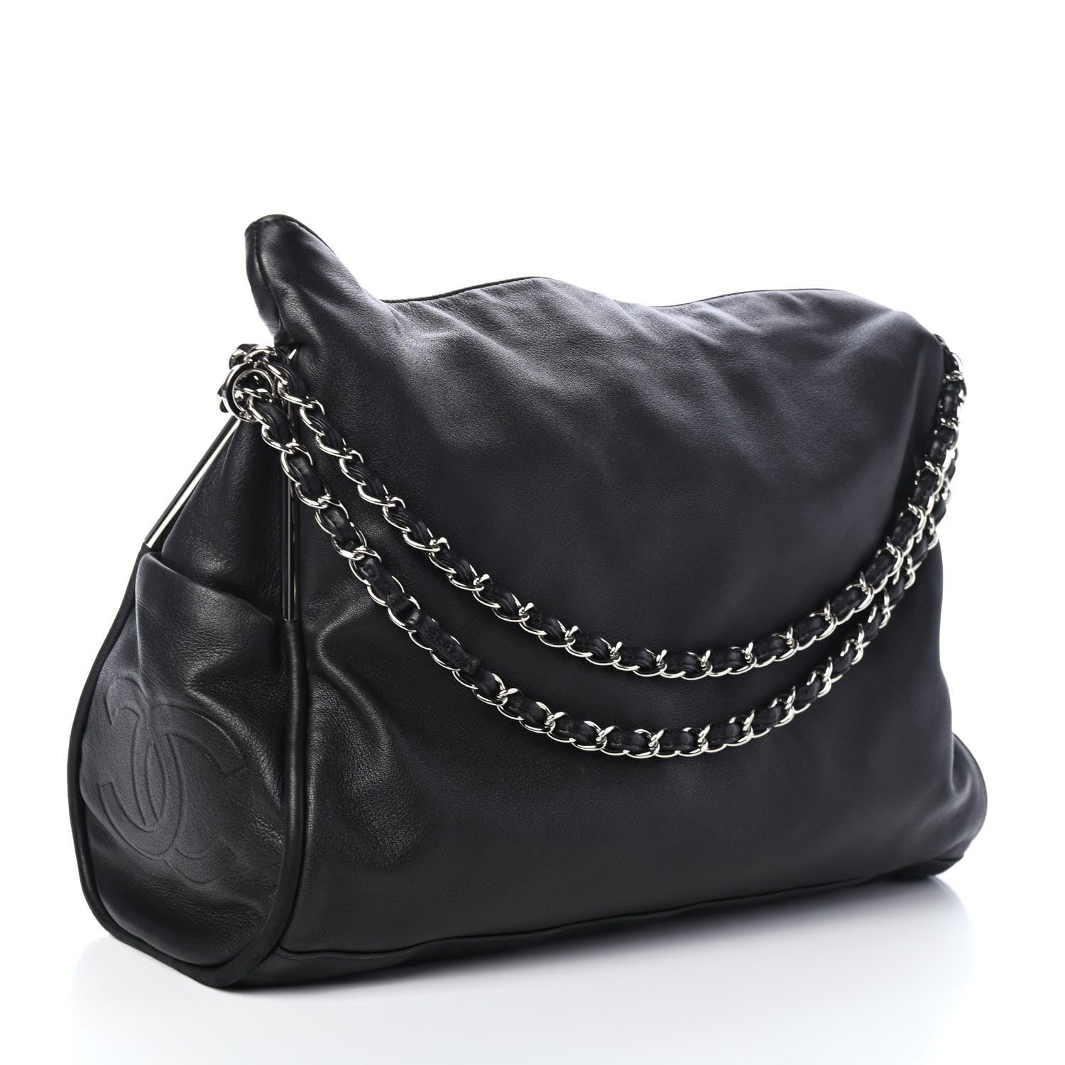 Chanel Lambskin Large Ultimate Soft Tote Black 2 of 4