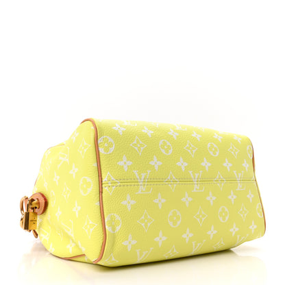 Louis Vuitton Calfskin Monogram Speedy P9 Bandouliere 25 Lemonade Yellow 10 of 21