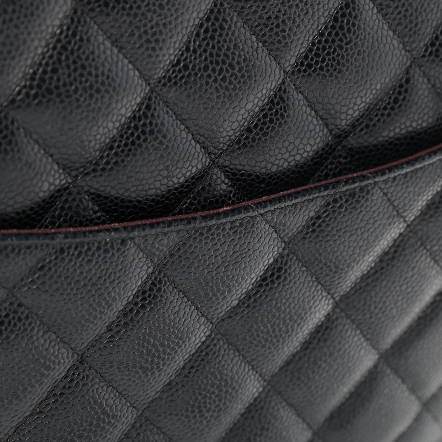 Caviar Quilted Maxi Double Flap Black