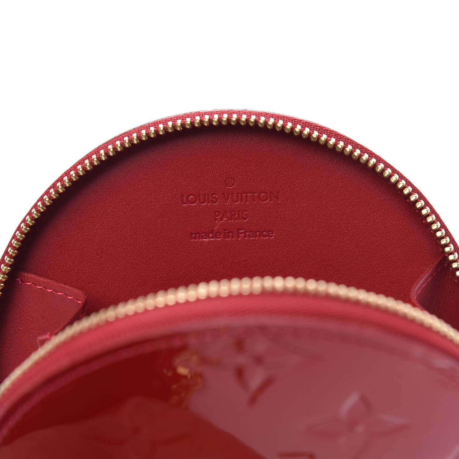Louis Vuitton Vernis Chapeau Coin Purse Pomme D'Amour 6 of 8