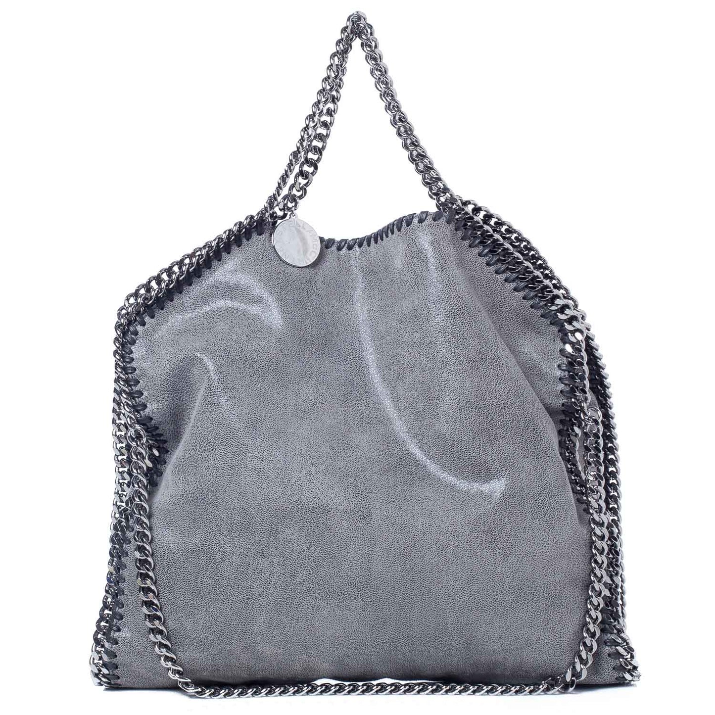 Faux Leather Large Shaggy Deer Falabella Gray