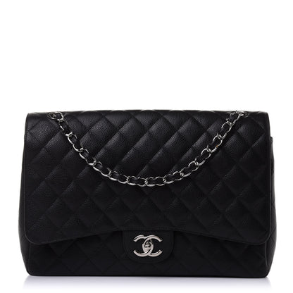 Chanel Caviar Quilted Maxi Double Flap Black 1 of 10