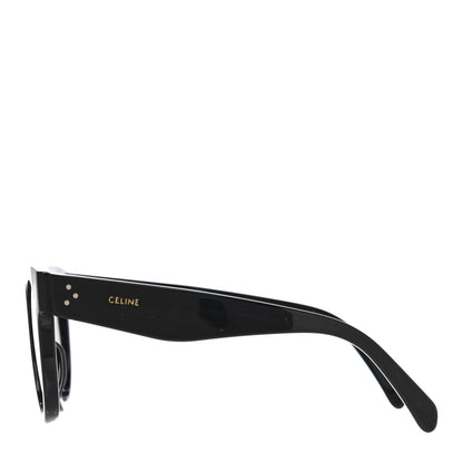 Celine Acetate Studded Mineral Round Sunglasses CL40031N Black 2 of 6