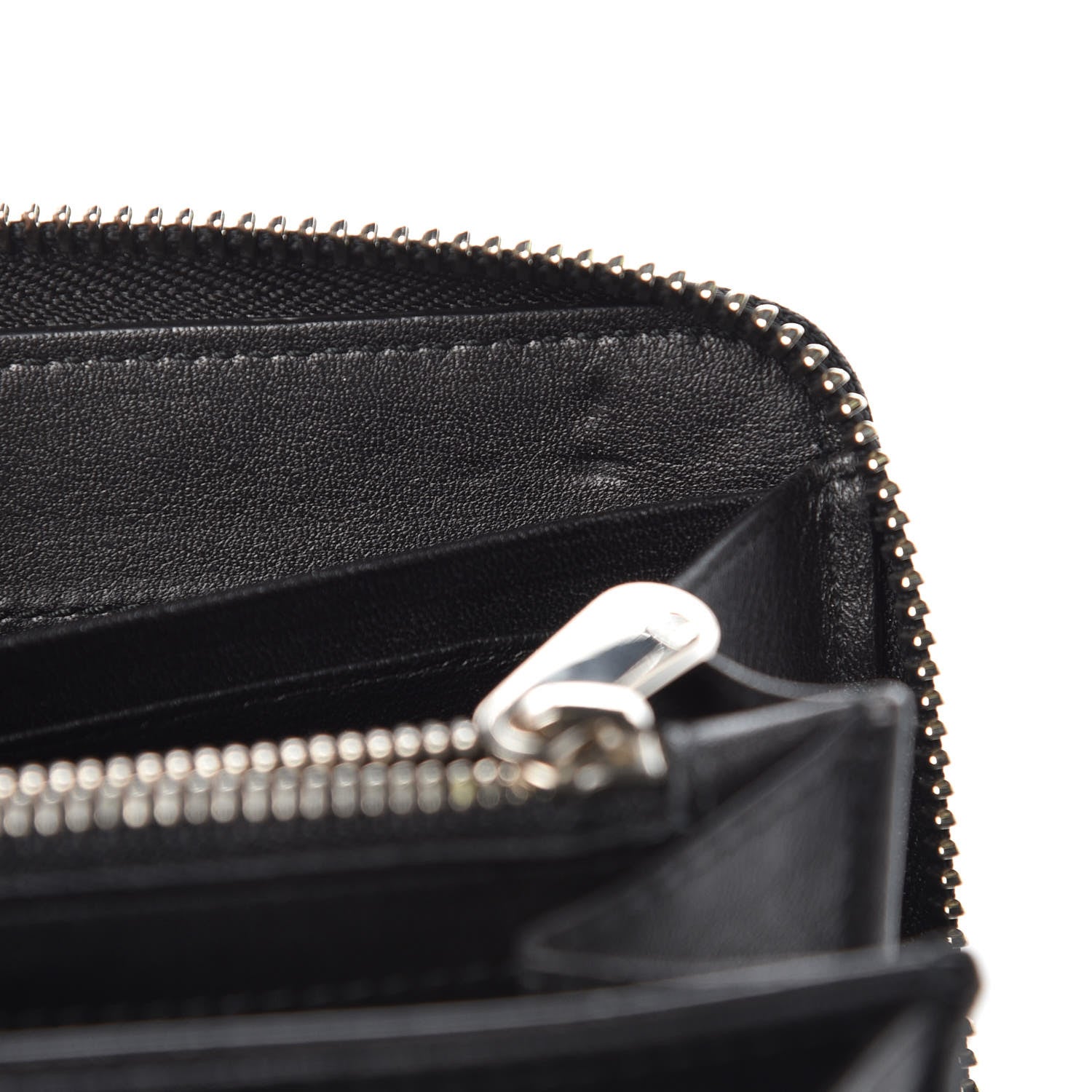 Christian Dior Patent Cannage Lady Dior Continental Zip Wallet Black 9 of 10