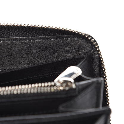 Christian Dior Patent Cannage Lady Dior Continental Zip Wallet Black 9 of 10