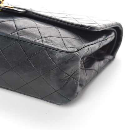 Chanel Lambskin Quilted Medium Double Flap Black 12 of 12