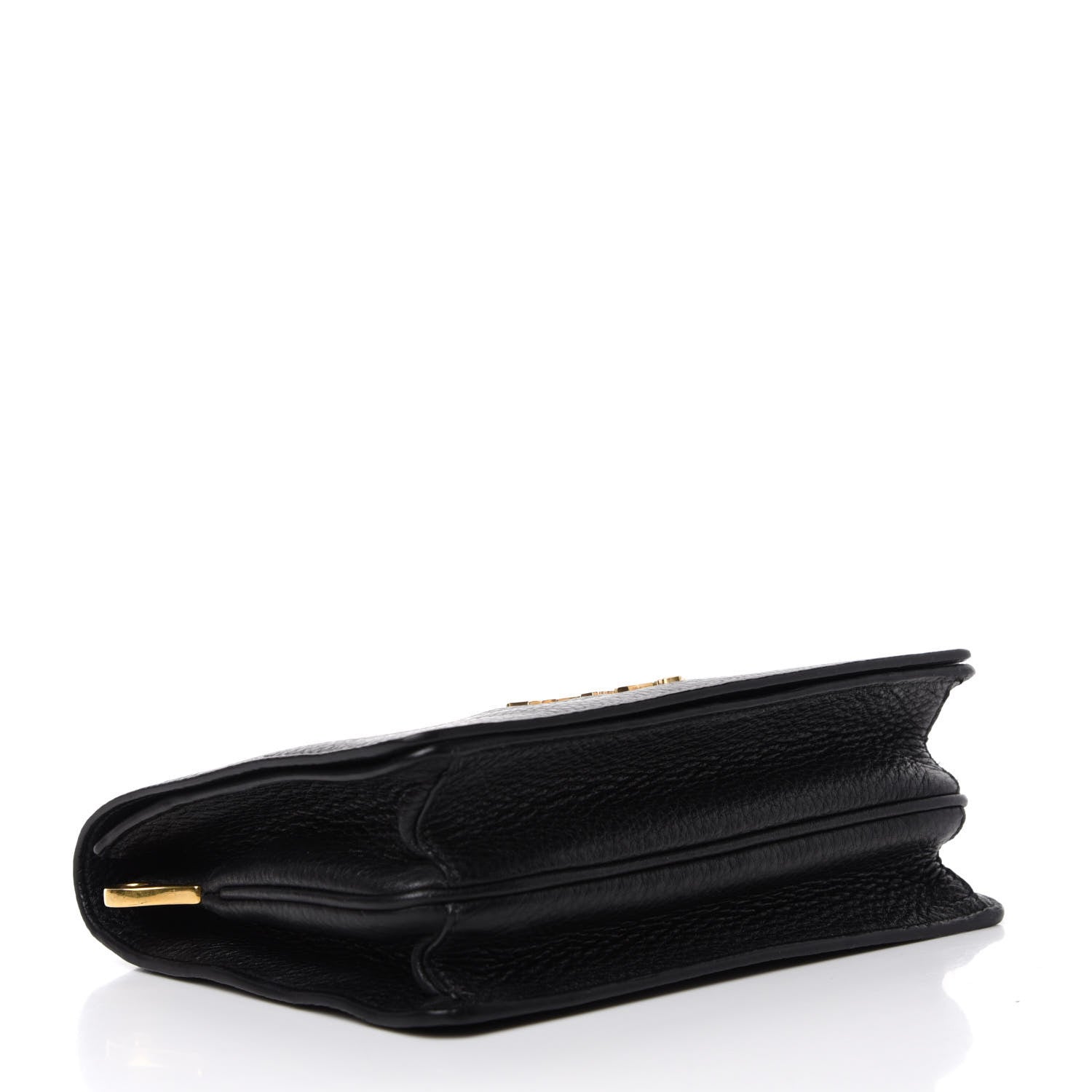 Prada Vitello Daino Flap Crossbody Black 4 of 11