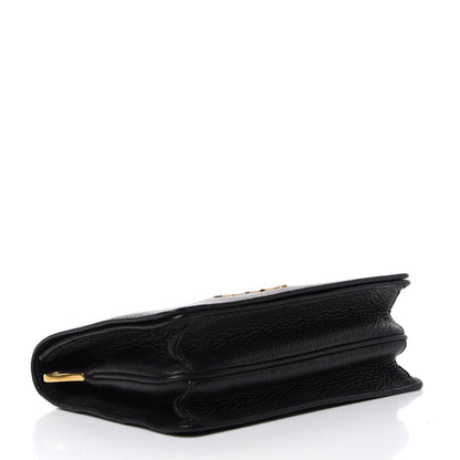 Prada Vitello Daino Flap Crossbody Black 4 of 11