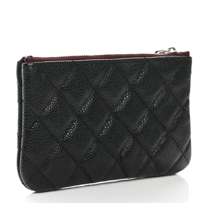 Chanel Caviar Quilted Small Cosmetic Case Black 3 of 7