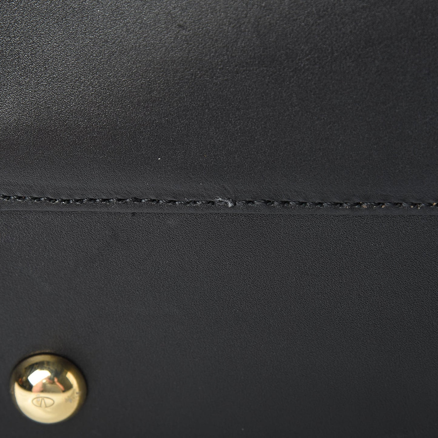 Printed Calfskin VLTN Tote Black