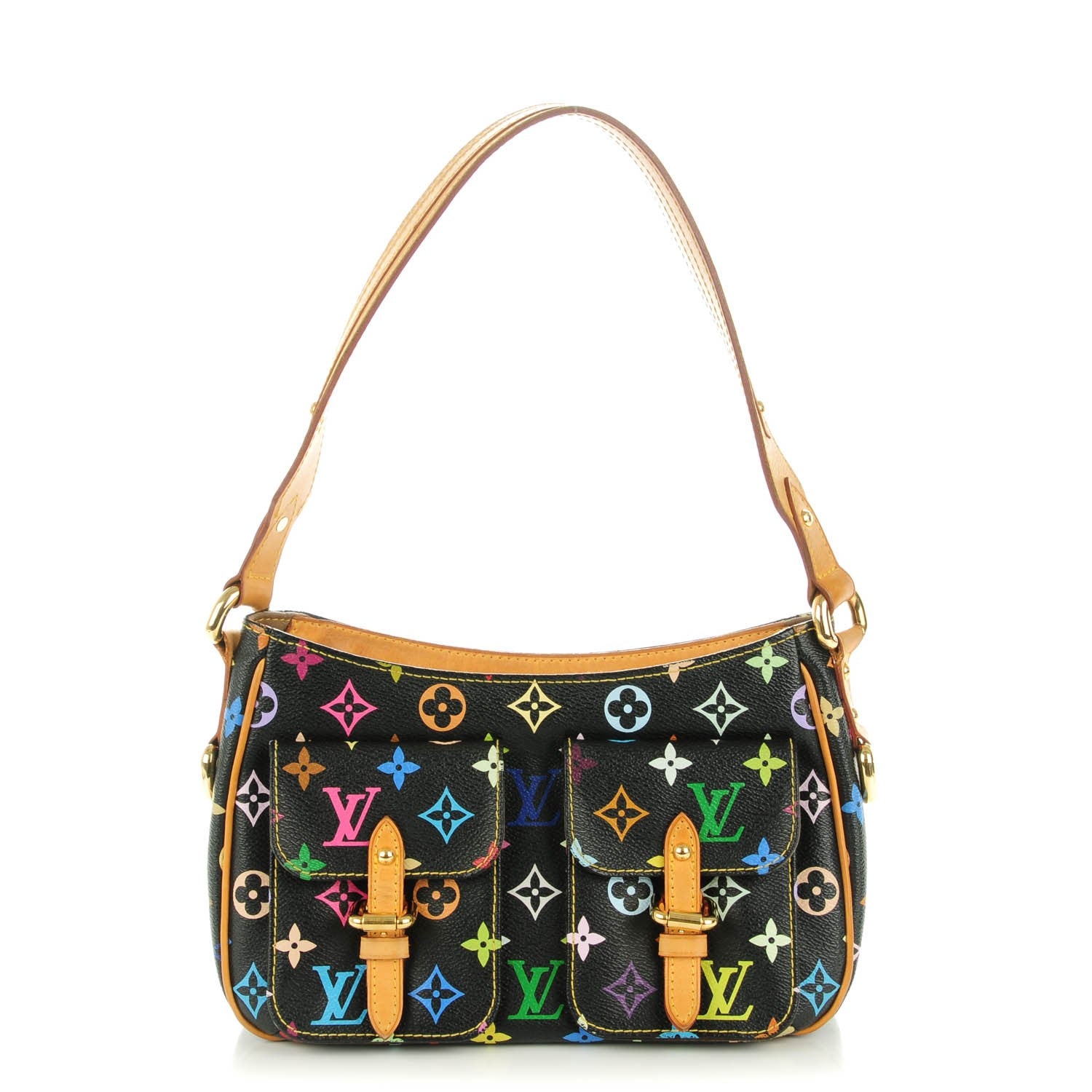 Louis Vuitton Monogram Multicolor Lodge PM Black 1 of 7