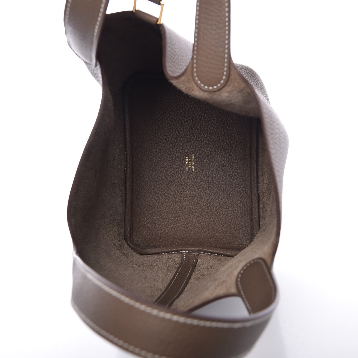 Hermes Taurillon Clemence Picotin Lock 18 PM Etoupe 5 of 8
