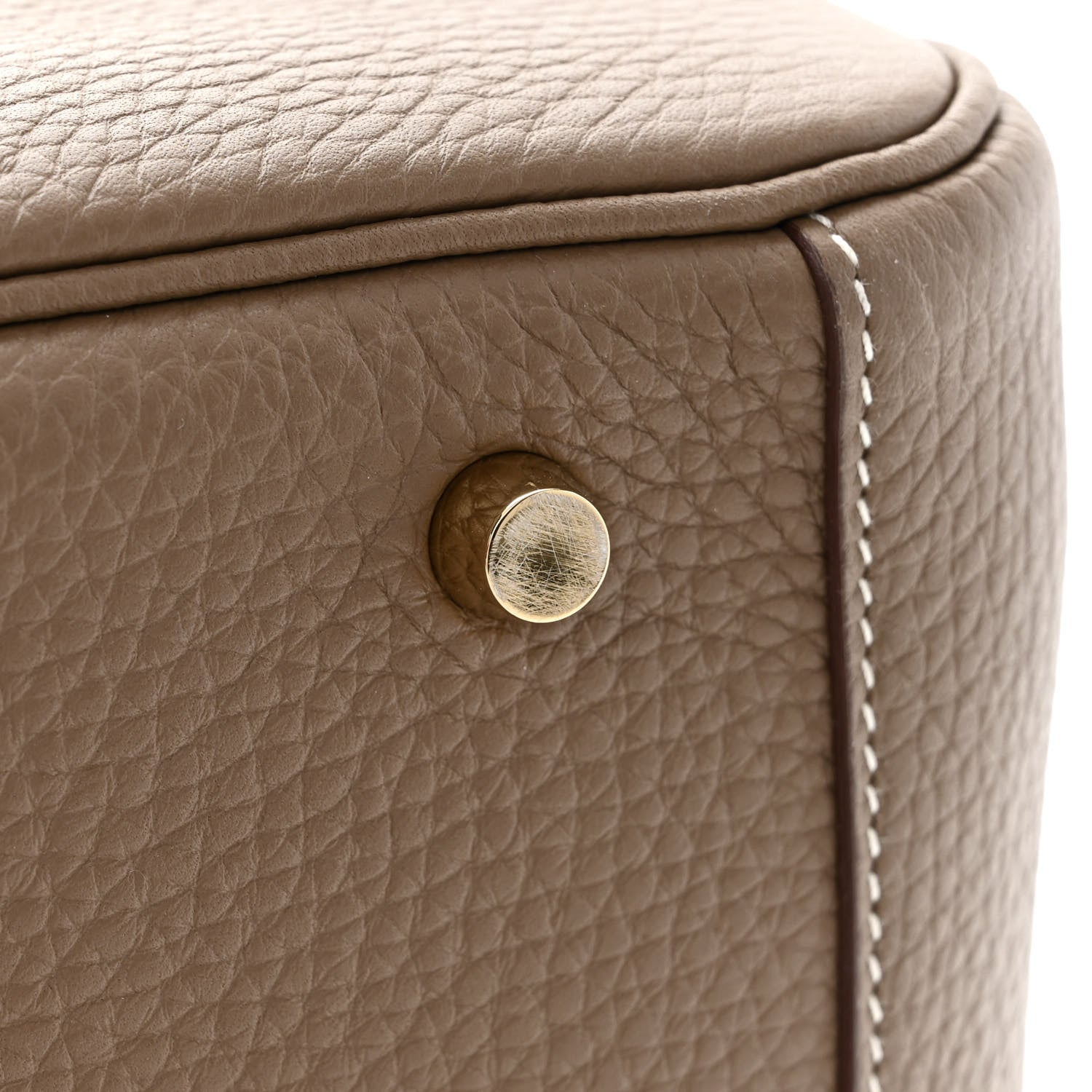 Hermes Taurillon Clemence Lindy 30 Etoupe 11 of 11
