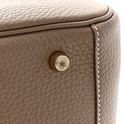 Hermes Taurillon Clemence Lindy 30 Etoupe 11 of 11