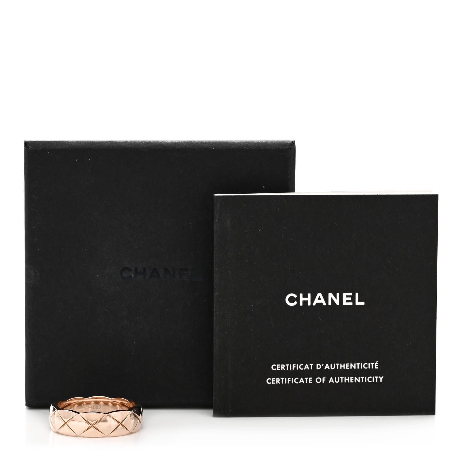 Chanel 18K Beige Gold Small Coco Crush Ring 64 10.75 7 of 7