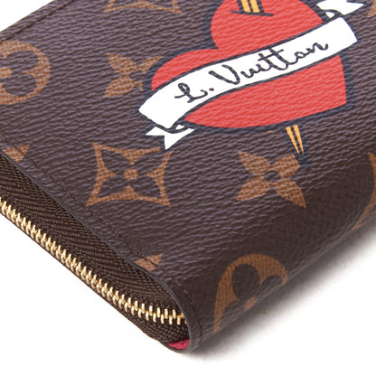Louis Vuitton Monogram Travel Stickers Zippy Coin Purse 5 of 7