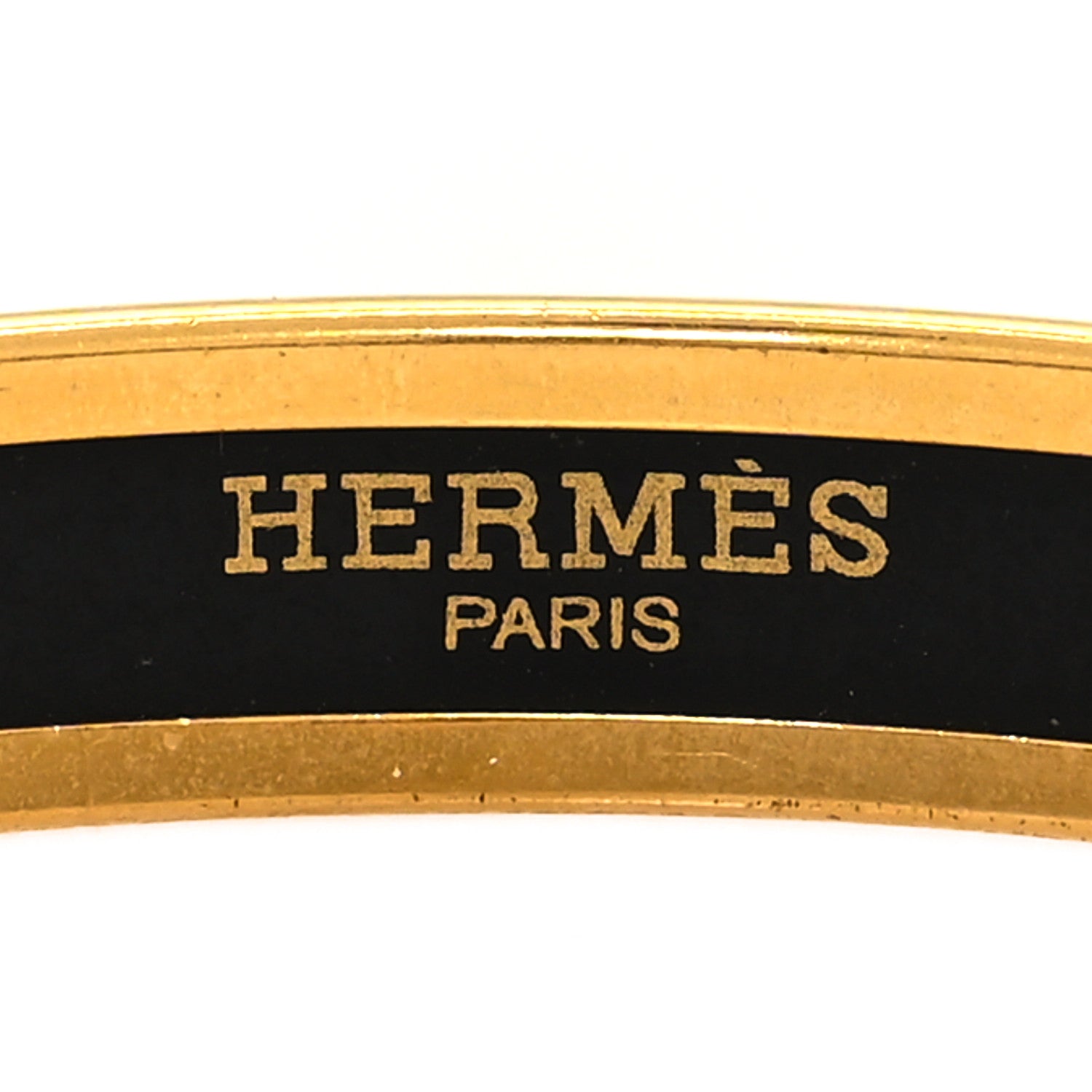 Hermes Enamel Narrow Printed Optique Chaine D'Ancre Bracelet 62 4 of 5