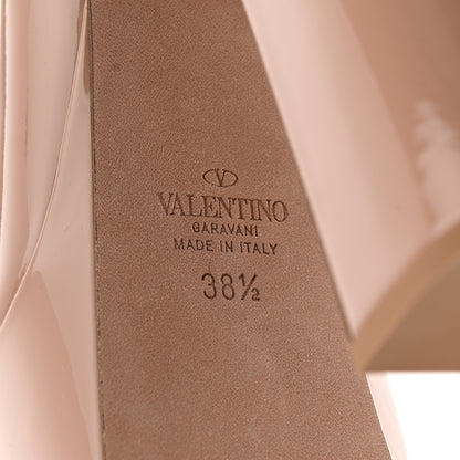 Valentino Garavani Patent Tan-Go 55/155mm Platform Pumps 38.5 Rose Cannelle 6 of 11