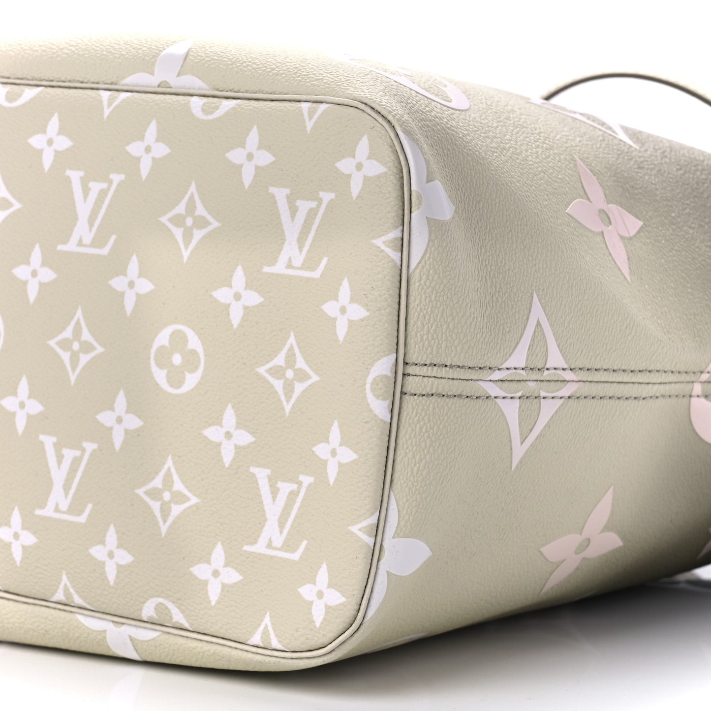 Monogram Giant Spring In The City Neverfull MM Sunset Kaki