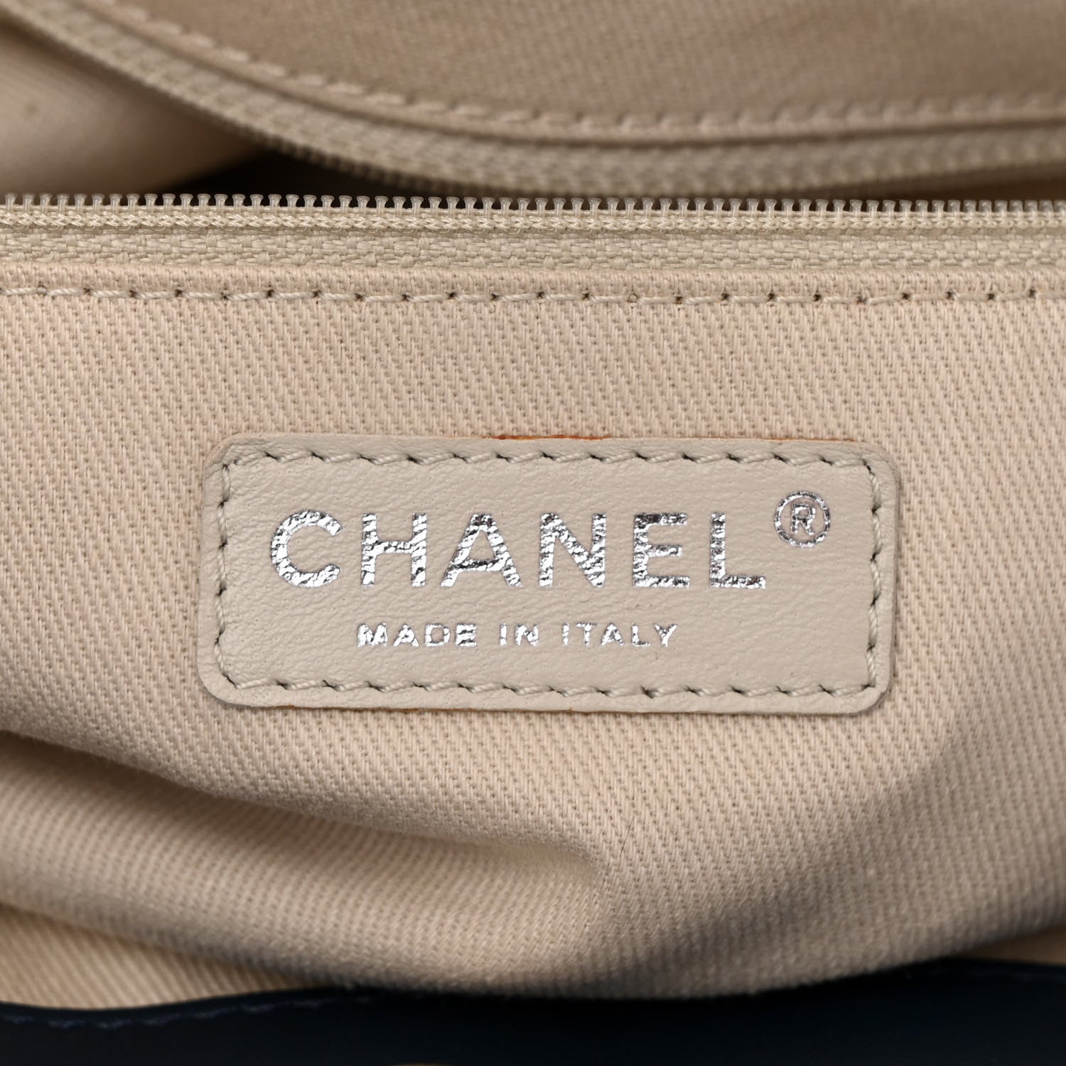 Chanel Patent Quilted Timeless CC Soft Tote Blue 6 of 10