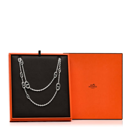 Hermes Sterling Silver Farandole Necklace 160 6 of 6