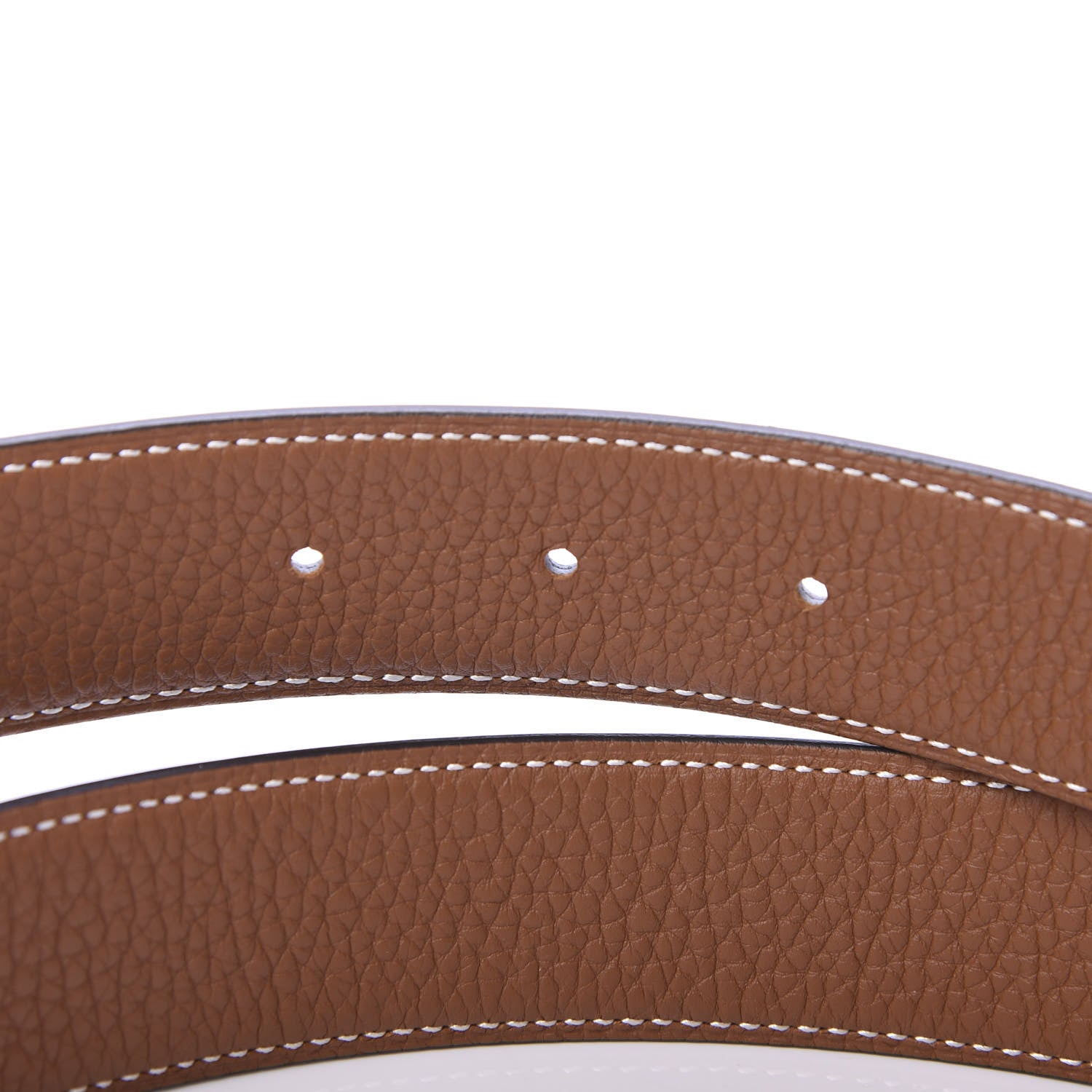 Hermes Box Togo 32mm H Belt 80 Black Gold 4 of 6
