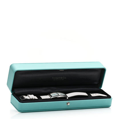 Tiffany Stainless Steel Satin 22mm Gemea Quartz Watch White 5 of 5